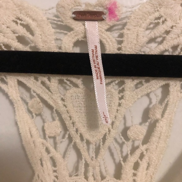 Free People Floral Sleeveless Summer Top Size Large - Picture 4 of 7